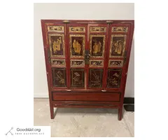 Antique chinoiserie. Antique Chinese Cabinet