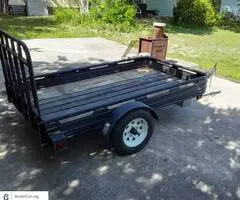 4' 4" X 7' 5" Utility Trailer w/Ramp Excellent Condition