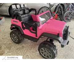 Pink JEEP Wrangler Power Wheels!!!!!