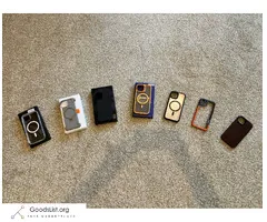 Bunch of iPhone 15 cases